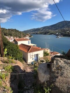 A house for a week on Greek island of Poros.